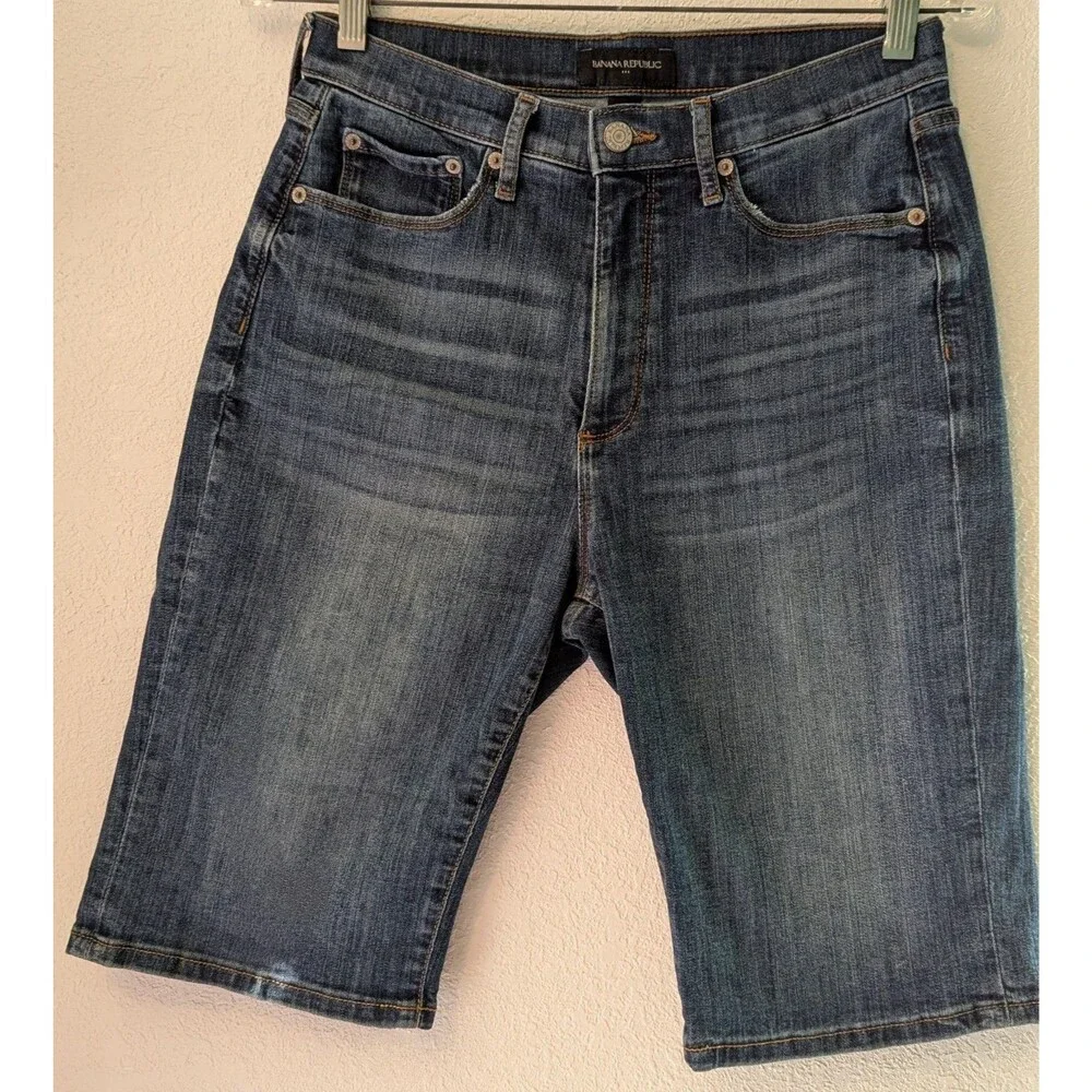Banana Republic Shorts Men's 28/6 (29x11) Dark Wash (673)